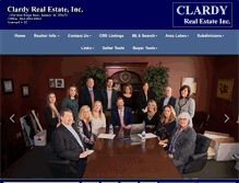 Tablet Screenshot of clardyrealestate.com